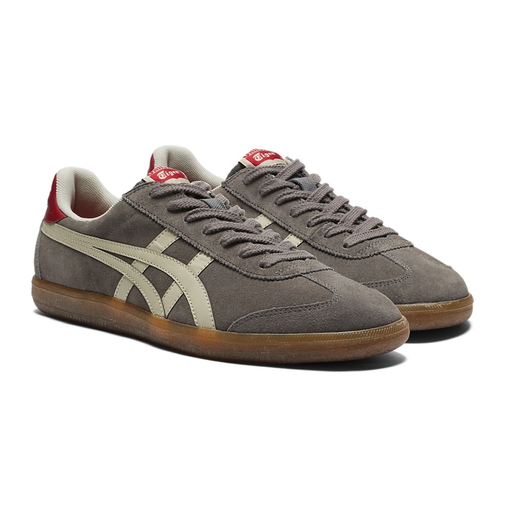 Onitsuka Tiger Unisex Charcoal/Birch Suede Sneakers
